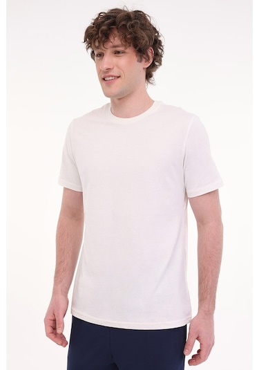 Kinetix Mb Pam C 11sn220 5fx Beyaz Erkek Kısa Kol T-shirt Beyaz
