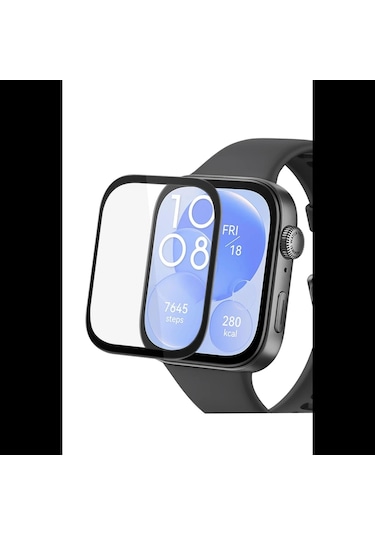 Newface Huawei Watch Fit 3 Polymer Nano Ekran Koruyucu - Şeffaf