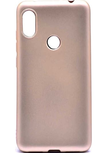 Xiaomi Redmi Note 6 Pro Kılıf Zore Premier Silikon Kapak Gold