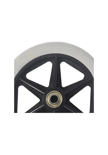 Suntek 2 Parça Tekerlekli Sandalye Yedek Tekerlekler Gri-6-inç