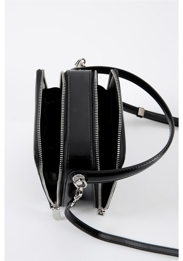 Ççs 17561 Kadın Omuz Askılı El Çantası-siyah Siyah