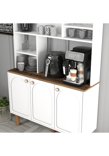 Bohem Kahve Köşesi 120cm - Beyaz Beyaz