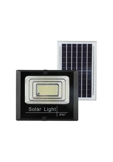 45w 170 Led Güneş Enerjili Bahçe Aydınlatma Işığı, Uzaktan Kumandalı, Zaman Ayarlı, Parlaklık Ayarlı, Ip67 Su Geçirmez