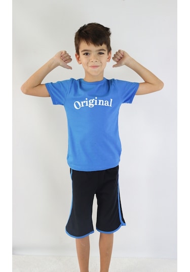 Erkek Çocuk Baskılı Basic Kaprili Takım 1-9 Yaş 001