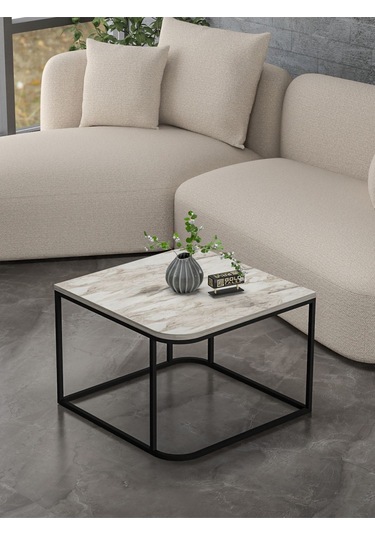 Orta Sehpa Tekli Damla Efes Bej