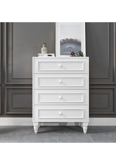 Romantic 4 Çekmeceli Şifonyer %100mdf