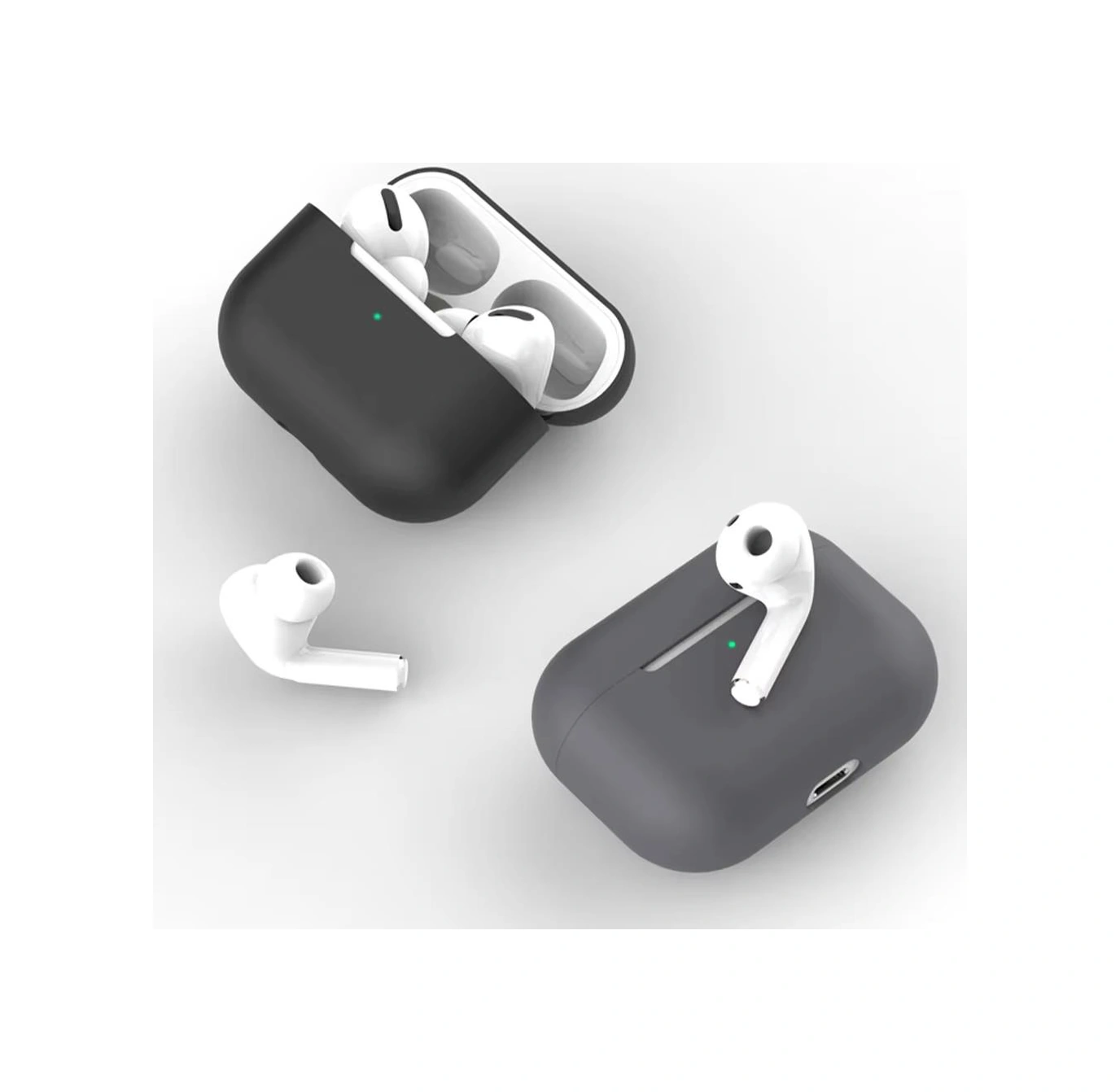 E2m Airpods Uyumlu Pro 2 Kılıf Sense Silikon Bordo Bordo
