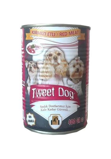 Tweet Dog Konserve Köpek Maması 24 Adet 400 Gr