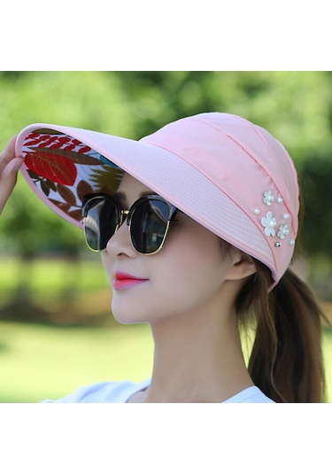 Moda Kadın Şapkası - Trendy Ve Şık Bayan Güneşlik Şapka Modeli Haki