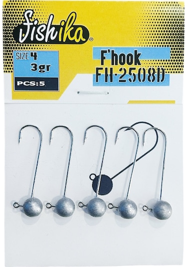 Fishika 2508 4 3gr Jig Head