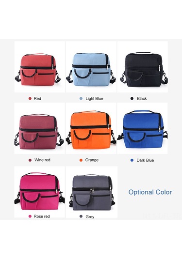 Dofolink Büyük Kapasiteli Isı Yalıtımlı Çanta - Anne Sütü, İlaç Ve Yiyecek Saklama, Piknik Ve Günlük Kullanim - Pembe Kırmızı