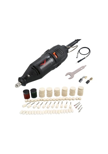 Sones Vıcover Küçük Ayarlanabilir Hızlı Elektrikli Taşlama Seti Yeşim Oyma Kalemi Parlatma Aracı Ab Fişi, Model: 78 Adet Parça + Yumuşak Şaft