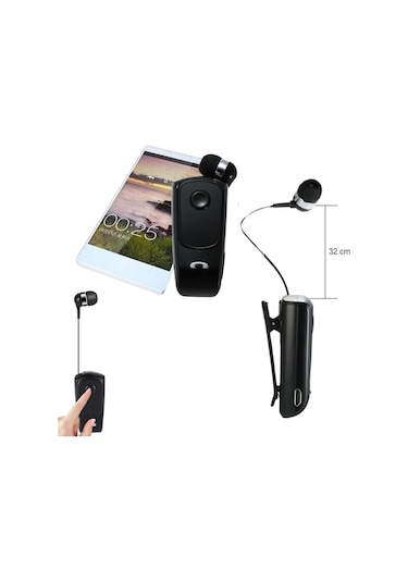 Buffer Telefon Bağlantılı Makaralı Kulaklıklı Bluetooth Kulaklık