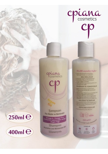 Cpiana Şampuan Argan Yağlı 400ml