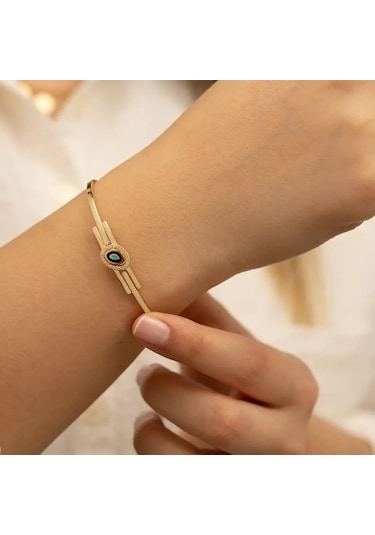 Sembolgold Mineli Light Kaburga Kelepçe T13074 Renkli Çok Renkli