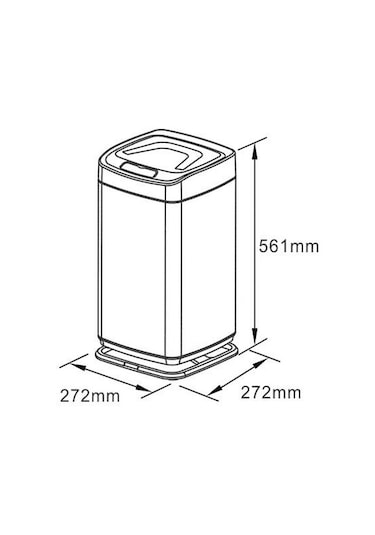 Xinda Gsc20 Sensörlü Çöp Kovası 20 Litre Paslanmaz Çelik