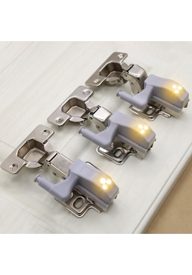 Vkemall Otomatik Hareketli Led Kapi Işığı, Isınma Beyazı, Akıllı Algılama, Pil Yok, Dolap Işıklandırması, Tekli Paket