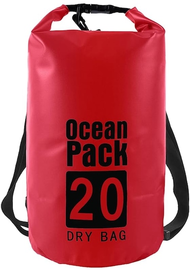 Ocean Pack Kırmızı 20 L Su Geçirmez Yüzen Çanta