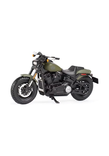 Harley Davidson Dıecast Fat Bob 114 Yeşil 1:18 Model Motosiklet 31360