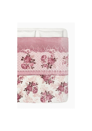 Sarar Battaniye Sarar Çift Kişilik Battaniye Rosrey Gül Kurusu Pudra