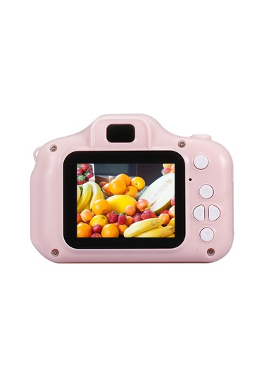 Geeroyoo 32gb Hafıza Kartlı Çocuklar İçin Renkli Mini Dijital Fotoğraf Makinesi Ve Video Kamera - Pembe Pembe