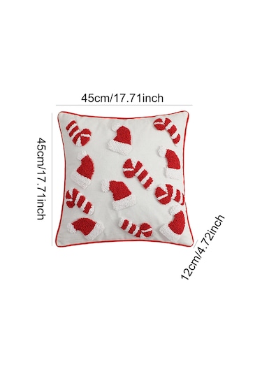 Suntek Yılbaşı Yastık Kılıfı Yıkanabilir Atma 45cmx45cm