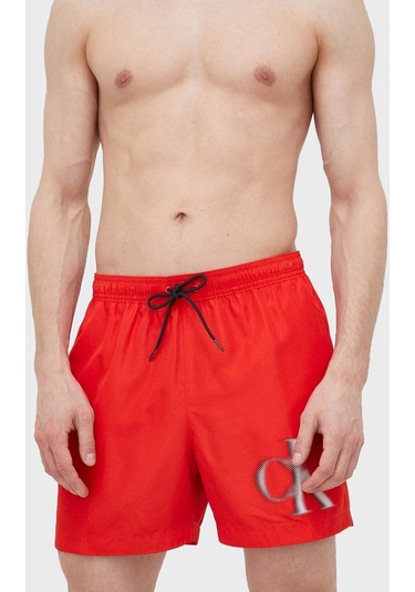 Calvin Klein Erkek Mayo Short KM0KM00800 XNE KIRMIZI Kırmızı