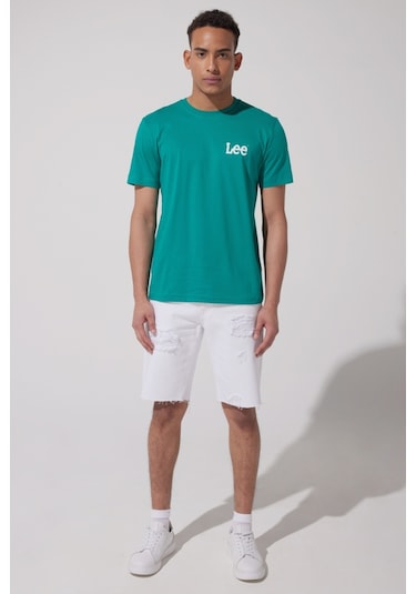 Regular Fit Normal Kesim %100 Pamuk Normal Bel Beyaz Jean Kot Şort L23163100 Beyaz