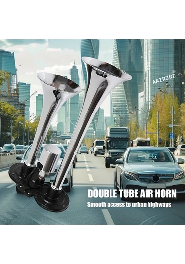 Dashanshop 12v Elektrikli Kornafa Ve Hava Kompresörü Seti Kamyon Suv Araç Tekne Minibüs