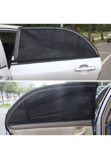 2 Adet Araba Yan Cam Perde Kılıfı Güneşliği Oto Araç Arka Yan Cam Için Güneşlik