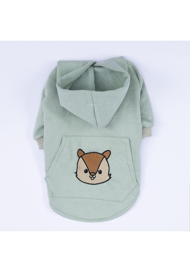 Sincap Kanguru Cepli Hoodie Kedi-köpek Hoodie- Sweatshirt Kedi Köpek Kıyafeti