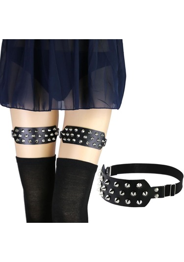 Dolıty 1 Adet Bayan Bacak Jartiyer Yüzük Siyah Siyah