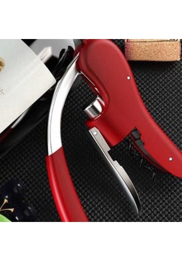 Profesyonel Çinko Alaşım Güç Şarap Açacağı Bornoz Tirbuşon Bonus Folyo Kesici Tavşan Kolu Tirbuşon Şarap Açıcılar Altın