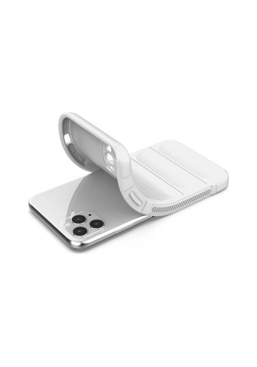 Özel I Phone 11 Pro Kılıf Optimum Silikon - Krem Fırsat