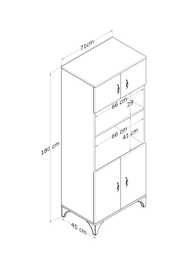 Çok Amaçlı Dolap, Fırın Ve Mikro Dalga Kabini (494779392)