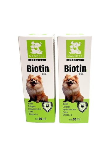 Nanbell Köpekler İçin Omega 3-6 Biotin Kolajen 2 x 50 ML