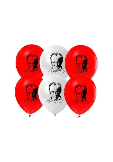 Atatürk Balon 50'li Set Karışık