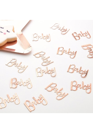 Baby Shower Konfeti - Rose Gold Tüm Yaşlar