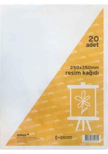 Umur Resım Kagıdı 25X35 20 Lı Poset