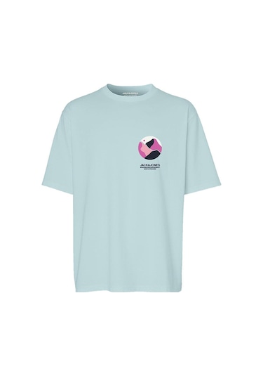 Jack & Jones Jorlafayette Tee Ss Crew Mavi Erkek Kısa Kol T-shirt 000000000101961711 Mavi