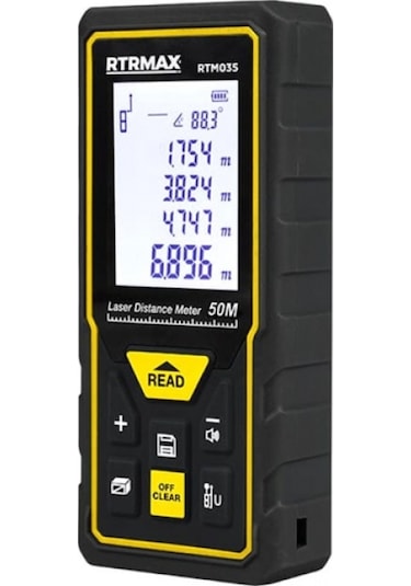 Rtrmax RTM035 Lazer Metre 50 M