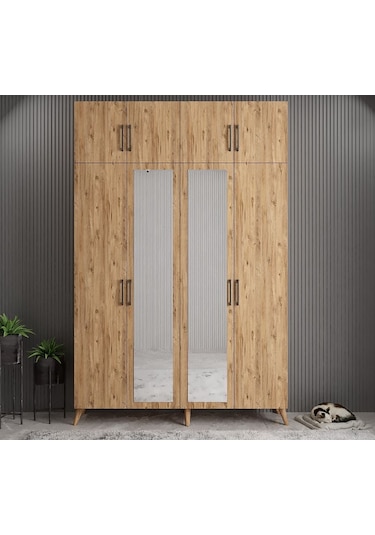 Açelya Portmanto Vestiyer Çam  M8- 140 cm