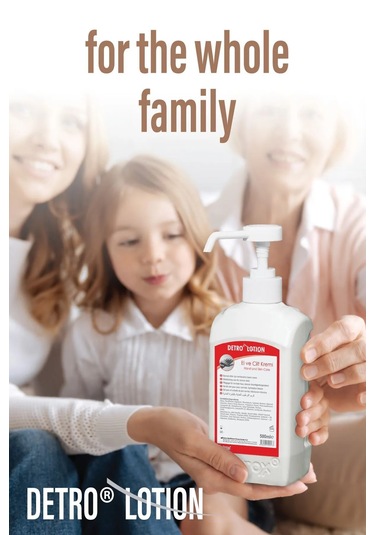 Detro Lotion Nemlendirici Cilt Bakım Losyonu 500 ML
