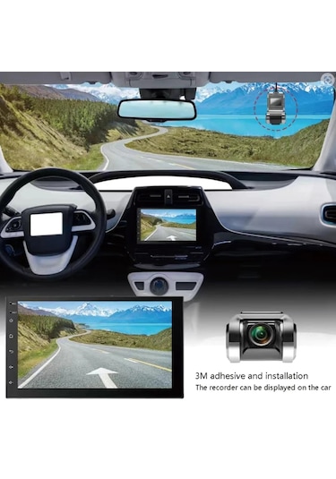 Hd Dash Cam Arabası Usb Adas Dvr Çift Lensli Kamera Videosu Android Için Özel Single Lens None