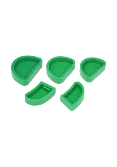 Pazly Ve Silikon Renkli Laboratuvar Kokusuz, Hijyenik Kalıp, Geeroyoo Dayanıklı Çok Boyutlu Alçı 5 Adet - Jp Çok Renkli Çok Renkli