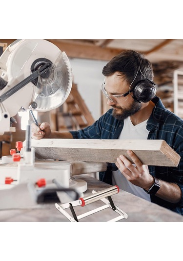 Xindoker Stahl Çelik Kesici Makine Ayaklığı - 55-135mm Yükseklik Ayarlı, Katlanabilir, Kayar Rulolu, Kesim İçin Sabit Platform