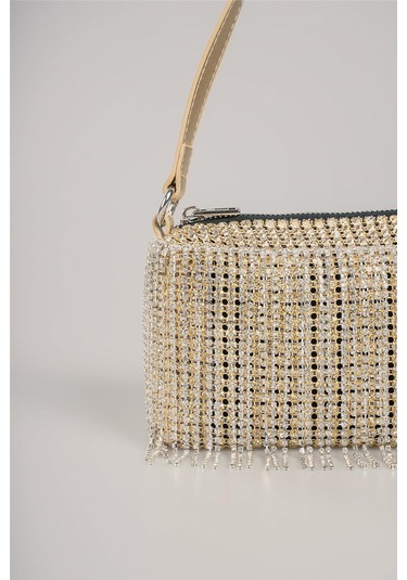 Ççs Kadın 17769 Omuz Askılı El Çantası Altın