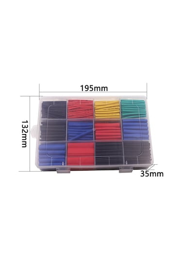 Makaron Isıyla Daralan Kablo Koruma 750 Parça Kablo Tamir Kiti N11.3027