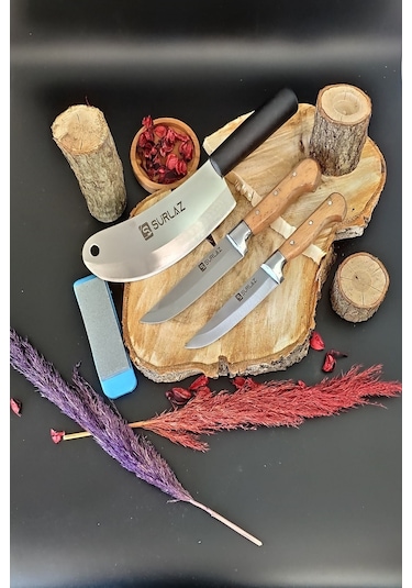 Sürmene 4'lü Kasap Bıçak Seti