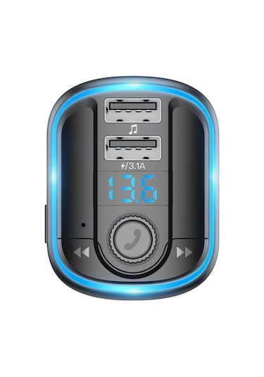 Suntek Bluetooth 5.0 Handsfree FM MP3 Oynatıcı Araç Vericisi